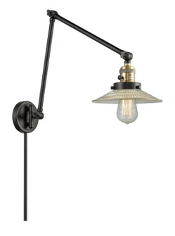 Franklin Restoration One Light Swing Arm Lamp in Black Antique Brass (405|238-BAB-G2)