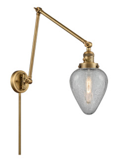 Franklin Restoration One Light Swing Arm Lamp in Brushed Brass (405|238-BB-G165)