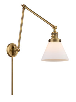 Franklin Restoration One Light Swing Arm Lamp in Brushed Brass (405|238-BB-G41)