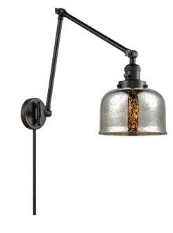 Franklin Restoration One Light Swing Arm Lamp in Matte Black (405|238-BK-G78)