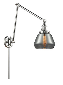 Franklin Restoration One Light Swing Arm Lamp in Polished Chrome (405|238-PC-G173)