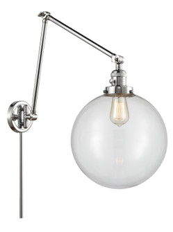 Franklin Restoration One Light Swing Arm Lamp in Polished Chrome (405|238-PC-G202-12)