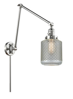 Franklin Restoration One Light Swing Arm Lamp in Polished Chrome (405|238-PC-G262)