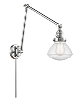 Franklin Restoration One Light Swing Arm Lamp in Polished Chrome (405|238-PC-G324)