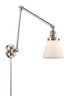 Franklin Restoration One Light Swing Arm in Polished Nickel (405|238-PN-G61)