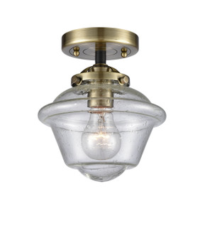 Nouveau One Light Semi-Flush Mount in Black Antique Brass (405|284-1C-BAB-G534)