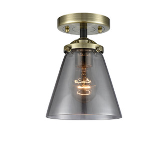 Nouveau LED Semi-Flush Mount in Black Antique Brass (405|284-1C-BAB-G63-LED)
