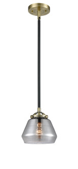 Nouveau One Light Mini Pendant in Black Antique Brass (405|284-1S-BAB-G173)