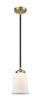 Nouveau One Light Mini Pendant in Black Antique Brass (405|284-1S-BAB-G181)