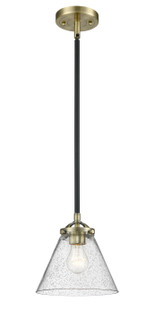 Nouveau LED Mini Pendant in Black Antique Brass (405|284-1S-BAB-G44-LED)
