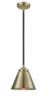 Nouveau LED Mini Pendant in Black Antique Brass (405|284-1S-BAB-M13-AB-LED)