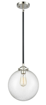 Nouveau LED Mini Pendant in Black Polished Nickel (405|284-1S-BPN-G204-10-LED) Nouveau LED Mini Pendant in Black Polished Nickel (405|284-1S-BPN-G204-10-LED)