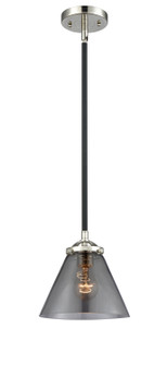 Nouveau One Light Mini Pendant in Black Polished Nickel (405|284-1S-BPN-G43)