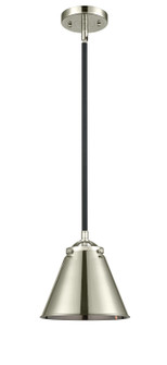 Nouveau One Light Mini Pendant in Black Polished Nickel (405|284-1S-BPN-M13-PN)