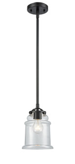 Nouveau One Light Mini Pendant in Oil Rubbed Bronze (405|284-1S-OB-G182)