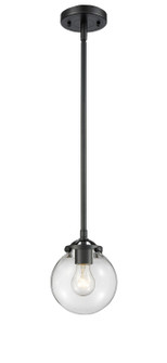 Nouveau LED Mini Pendant in Oil Rubbed Bronze (405|284-1S-OB-G202-6-LED)