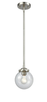 Nouveau LED Mini Pendant in Brushed Satin Nickel (405|284-1S-SN-G202-6-LED)