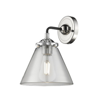 Nouveau One Light Wall Sconce in Black Polished Nickel (405|284-1W-BPN-G43)