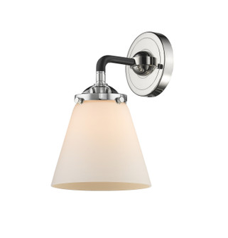 Nouveau One Light Wall Sconce in Black Polished Nickel (405|284-1W-BPN-G61)