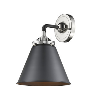 Nouveau One Light Wall Sconce in Black Polished Nickel (405|284-1W-BPN-M13-BK)