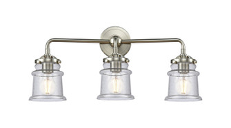 Nouveau Three Light Bath Vanity in Brushed Satin Nickel (405|284-3W-SN-G184S)