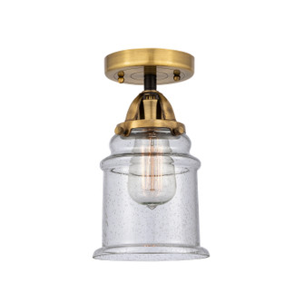 Nouveau 2 LED Semi-Flush Mount in Black Antique Brass (405|288-1C-BAB-G184-LED)