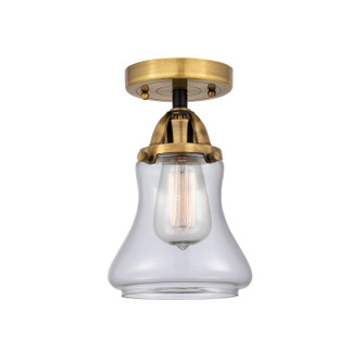 Nouveau 2 LED Semi-Flush Mount in Black Antique Brass (405|288-1C-BAB-G192-LED)