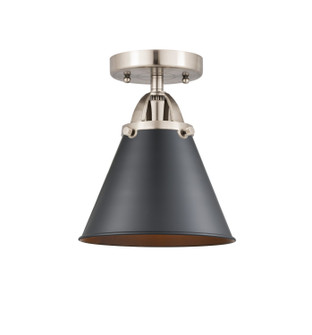 Nouveau 2 LED Semi-Flush Mount in Black Antique Brass (405|288-1C-BAB-M13-BK-LED)
