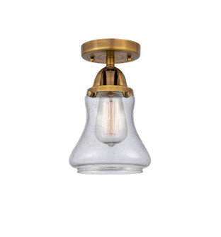 Nouveau 2 LED Semi-Flush Mount in Brushed Brass (405|288-1C-BB-G194-LED)