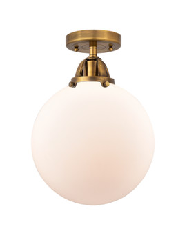 Nouveau 2 One Light Semi-Flush Mount in Brushed Brass (405|288-1C-BB-G201-10)