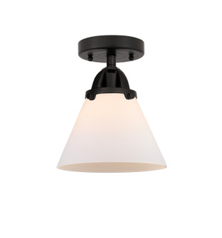 Nouveau 2 One Light Semi-Flush Mount in Matte Black (405|288-1C-BK-G41)