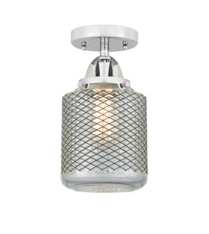 Nouveau 2 One Light Semi-Flush Mount in Polished Chrome (405|288-1C-PC-G262)