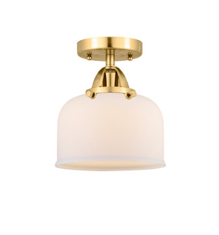 Nouveau 2 One Light Semi-Flush Mount in Satin Gold (405|288-1C-SG-G71)