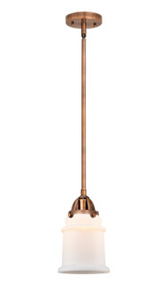 Nouveau 2 One Light Mini Pendant in Antique Copper (405|288-1S-AC-G181)