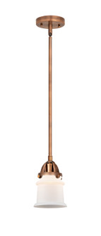 Nouveau 2 One Light Mini Pendant in Antique Copper (405|288-1S-AC-G181S)