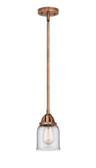 Nouveau 2 One Light Mini Pendant in Antique Copper (405|288-1S-AC-G52)