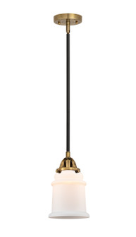 Nouveau 2 One Light Mini Pendant in Black Antique Brass (405|288-1S-BAB-G181)