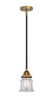 Nouveau 2 One Light Mini Pendant in Black Antique Brass (405|288-1S-BAB-G182S)