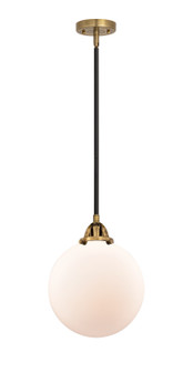 Nouveau 2 One Light Mini Pendant in Black Antique Brass (405|288-1S-BAB-G201-10)