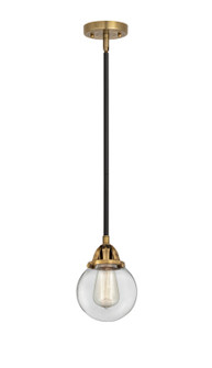 Nouveau 2 LED Mini Pendant in Black Antique Brass (405|288-1S-BAB-G202-6-LED)