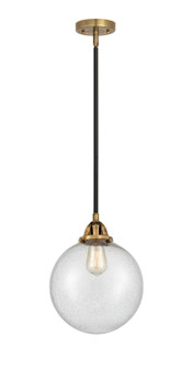 Nouveau 2 LED Mini Pendant in Black Antique Brass (405|288-1S-BAB-G204-10-LED)