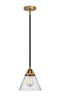 Nouveau 2 One Light Mini Pendant in Black Antique Brass (405|288-1S-BAB-G44)