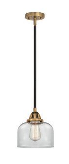 Nouveau 2 LED Mini Pendant in Black Antique Brass (405|288-1S-BAB-G72-LED)