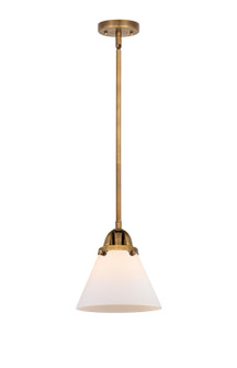 Nouveau 2 LED Mini Pendant in Brushed Brass (405|288-1S-BB-G41-LED)