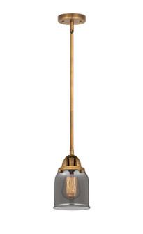 Nouveau 2 LED Mini Pendant in Brushed Brass (405|288-1S-BB-G53-LED)