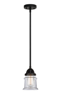 Nouveau 2 One Light Mini Pendant in Matte Black (405|288-1S-BK-G182S)