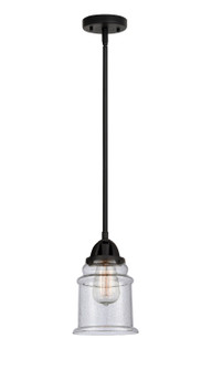 Nouveau 2 LED Mini Pendant in Matte Black (405|288-1S-BK-G184-LED)