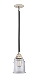 Nouveau 2 LED Mini Pendant in Black Polished Nickel (405|288-1S-BPN-G182-LED)