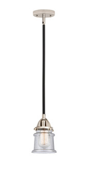 Nouveau 2 LED Mini Pendant in Black Polished Nickel (405|288-1S-BPN-G184S-LED)