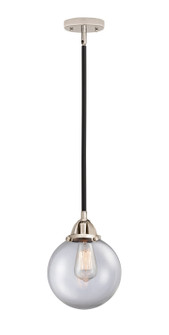 Nouveau 2 LED Mini Pendant in Black Polished Nickel (405|288-1S-BPN-G202-8-LED)